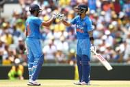 Rohit Sharma (left) and Virat Kohli (right).